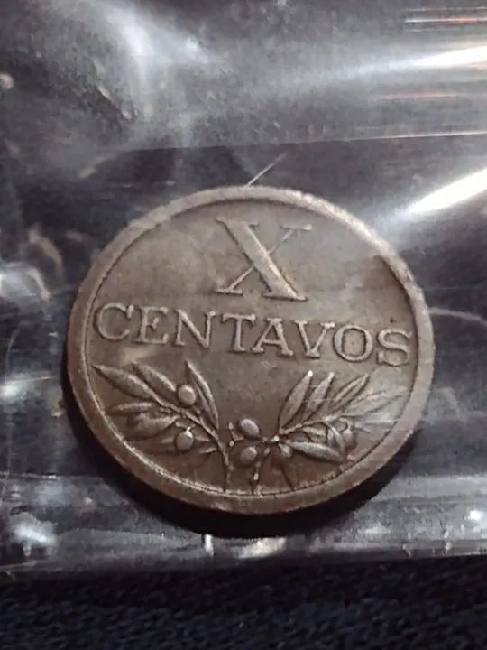 Moeda de X centavos de 1952 de portugal