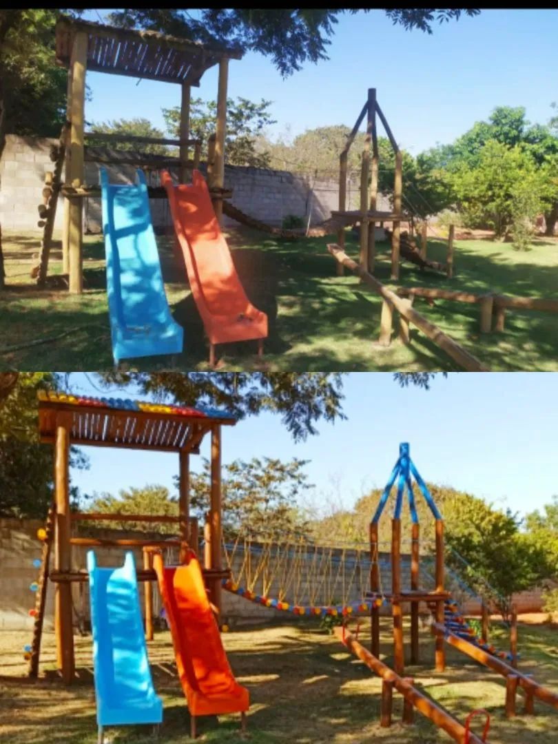 Playground Infantil de Madeira - Novo e Reformado! - Foto 3