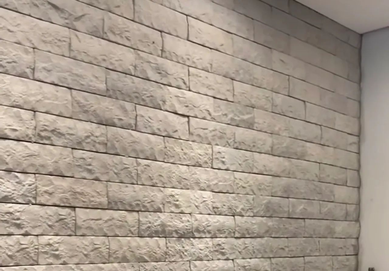 Rockface de cimenticio- Parede de revestimento em 3D - Foto 4