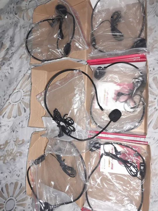 Microfones de Lapela Novos - Pacote com 5 - Foto 2