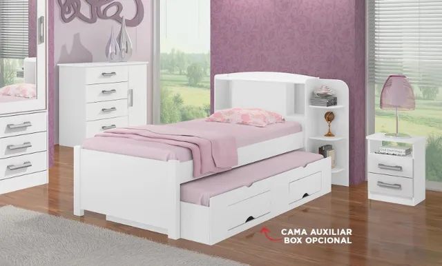 quarto bicama solteiro bau 