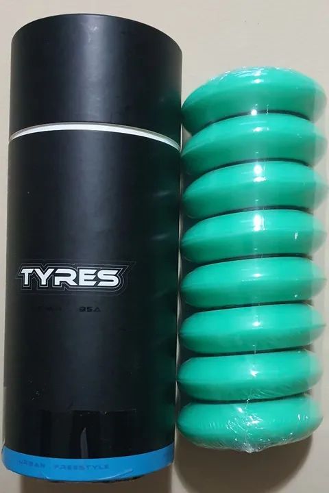 8 Rodas Novas HD INLINE TYRES 80mm para Patins - Foto 2