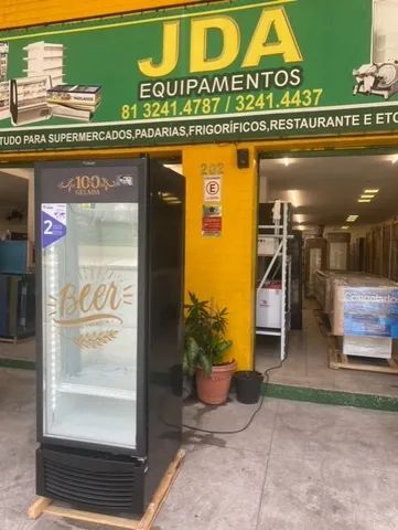 Cervejeira 433 litros porta de vidro - 2 anos de garantia - marca fricon