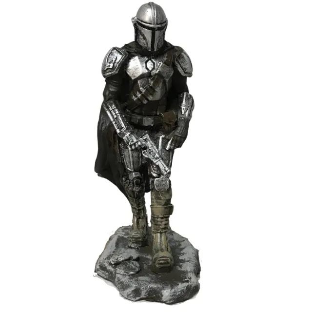 Boneco Madalorian da Saga Star Wars Miniatura em Resina - Foto 3