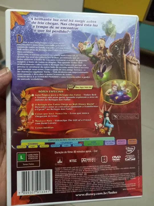 Tinker Bell e o Tesouro Perdido - DVD - Foto 2
