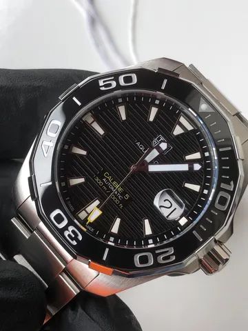 Rel gio Tag heuer aquaracer Calibre 5 43mm Acess rios Cambuci