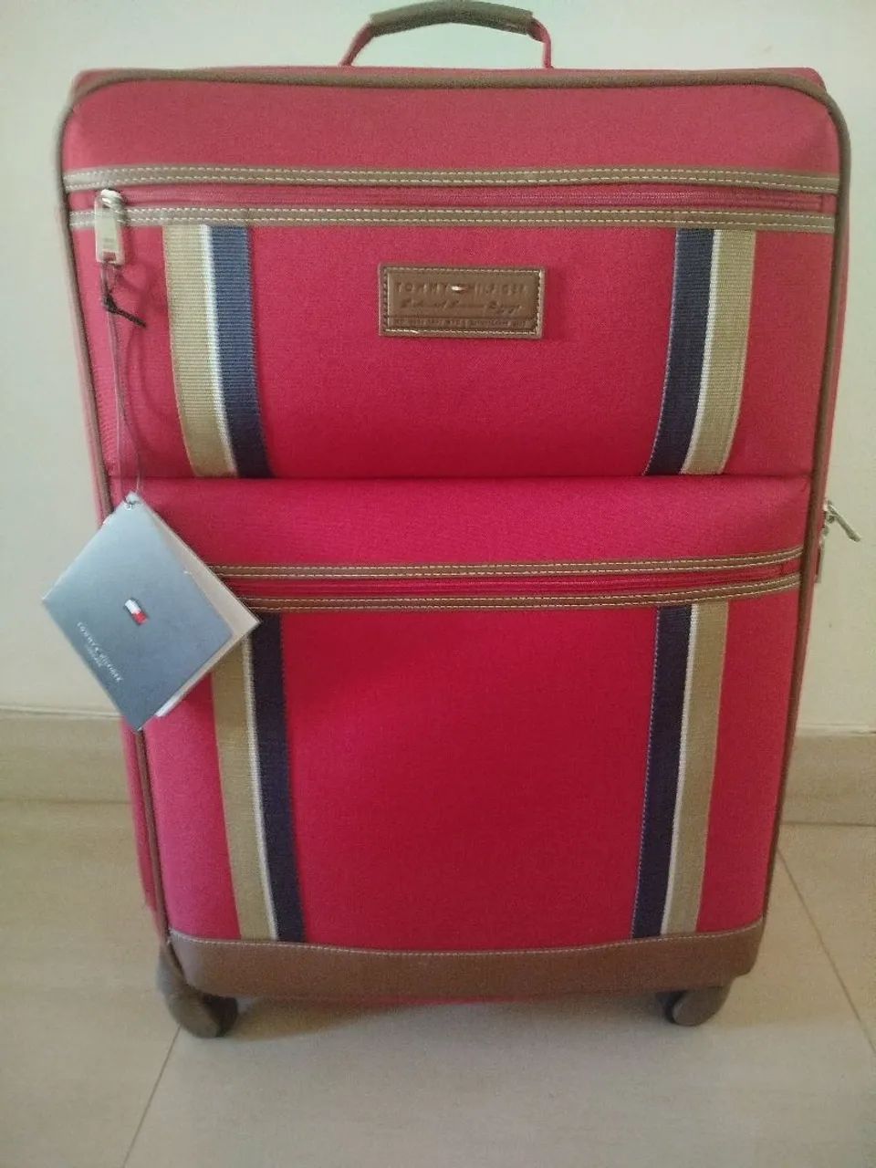 Mala Tommy Hilfiger Vermelha - Original