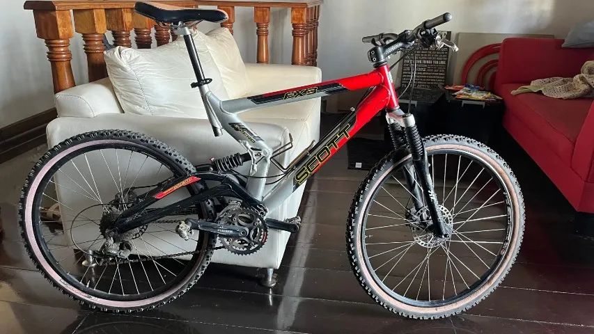 Raridade - Bicicleta Scott FX3 G-Zero - MTB Full Suspension - Bike de garagem
