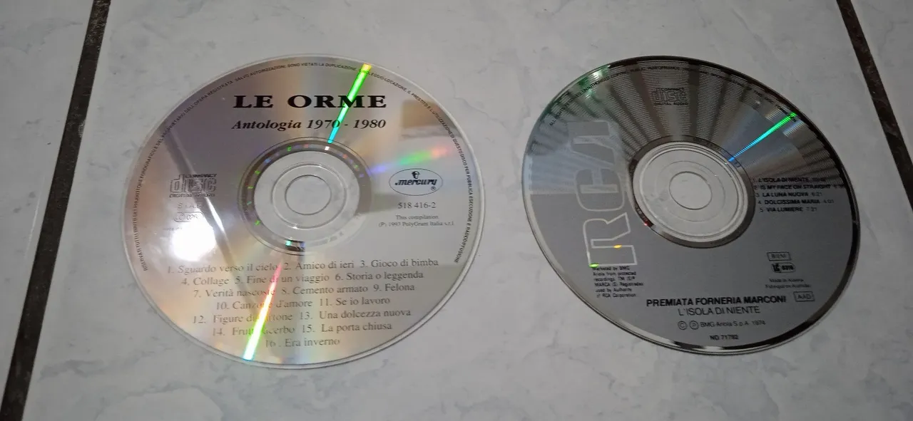 CD Premiata Forneria Marconi l'isola di niente