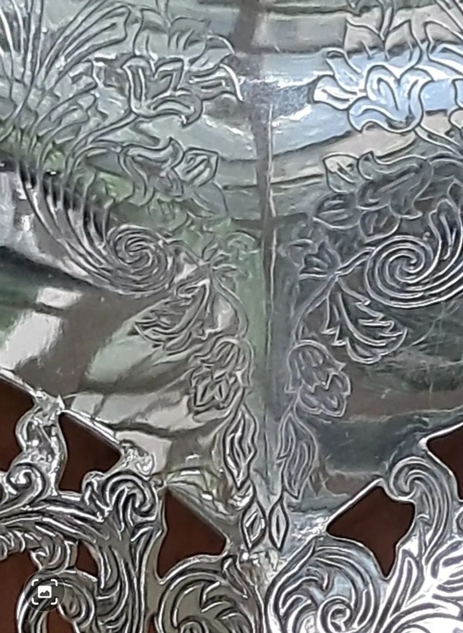 Cesto de Prata - Antiga Fruteira - Regia - Regia 90 - Foto 6