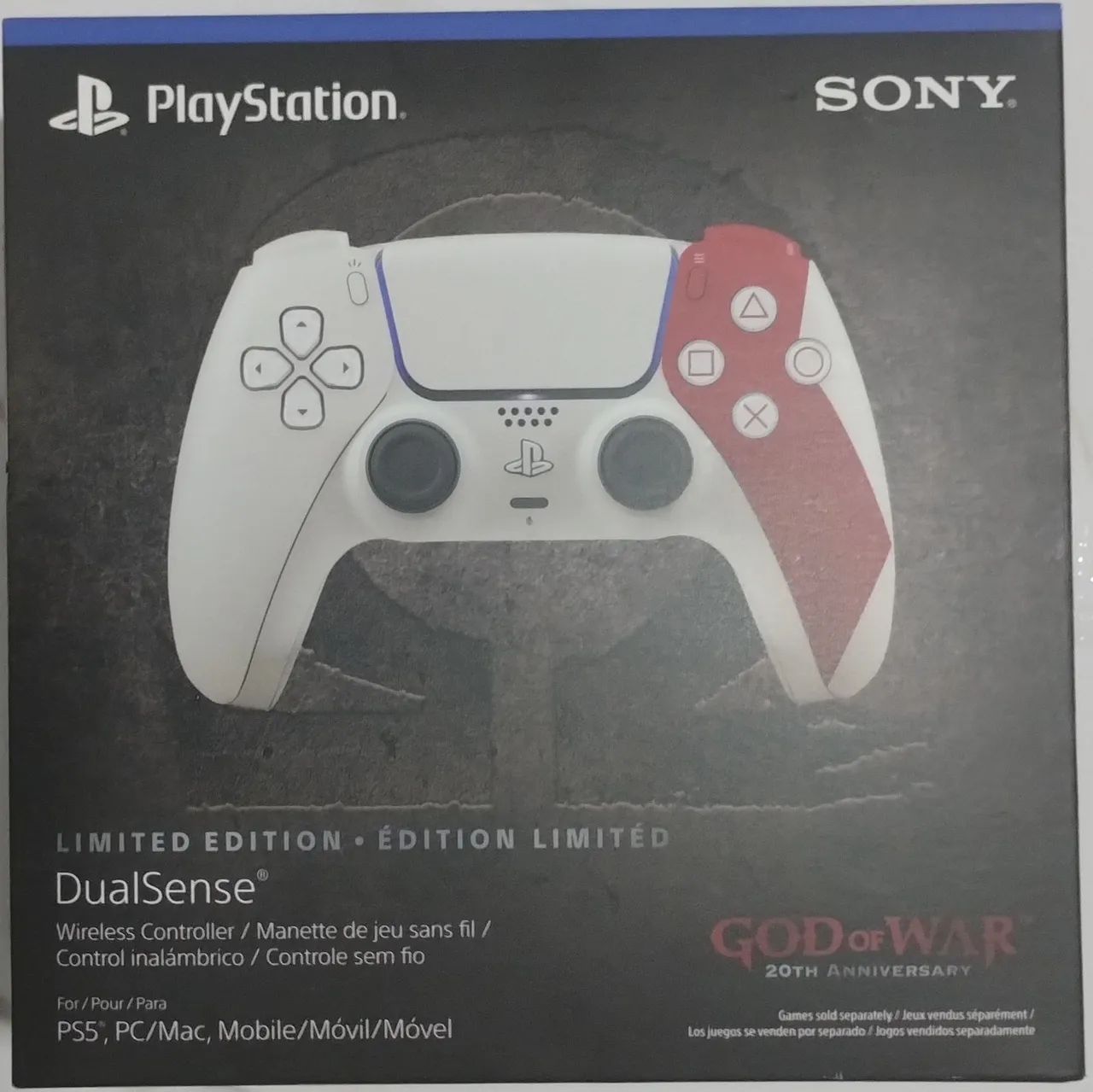 Controle god of war lacrado ps5
