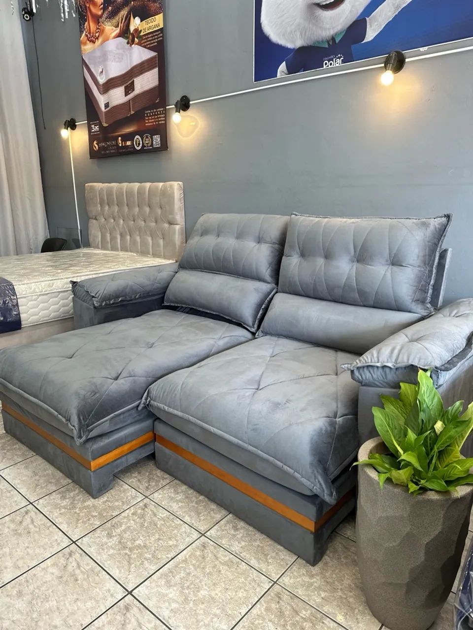 Sofá retrátil 2.30 cm 