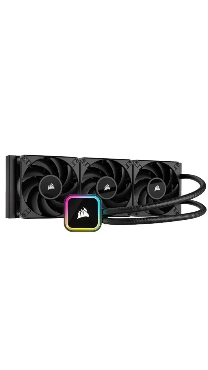 Water Cooler Corsair ICUE H150i RGB Elite, 360mm, Preto