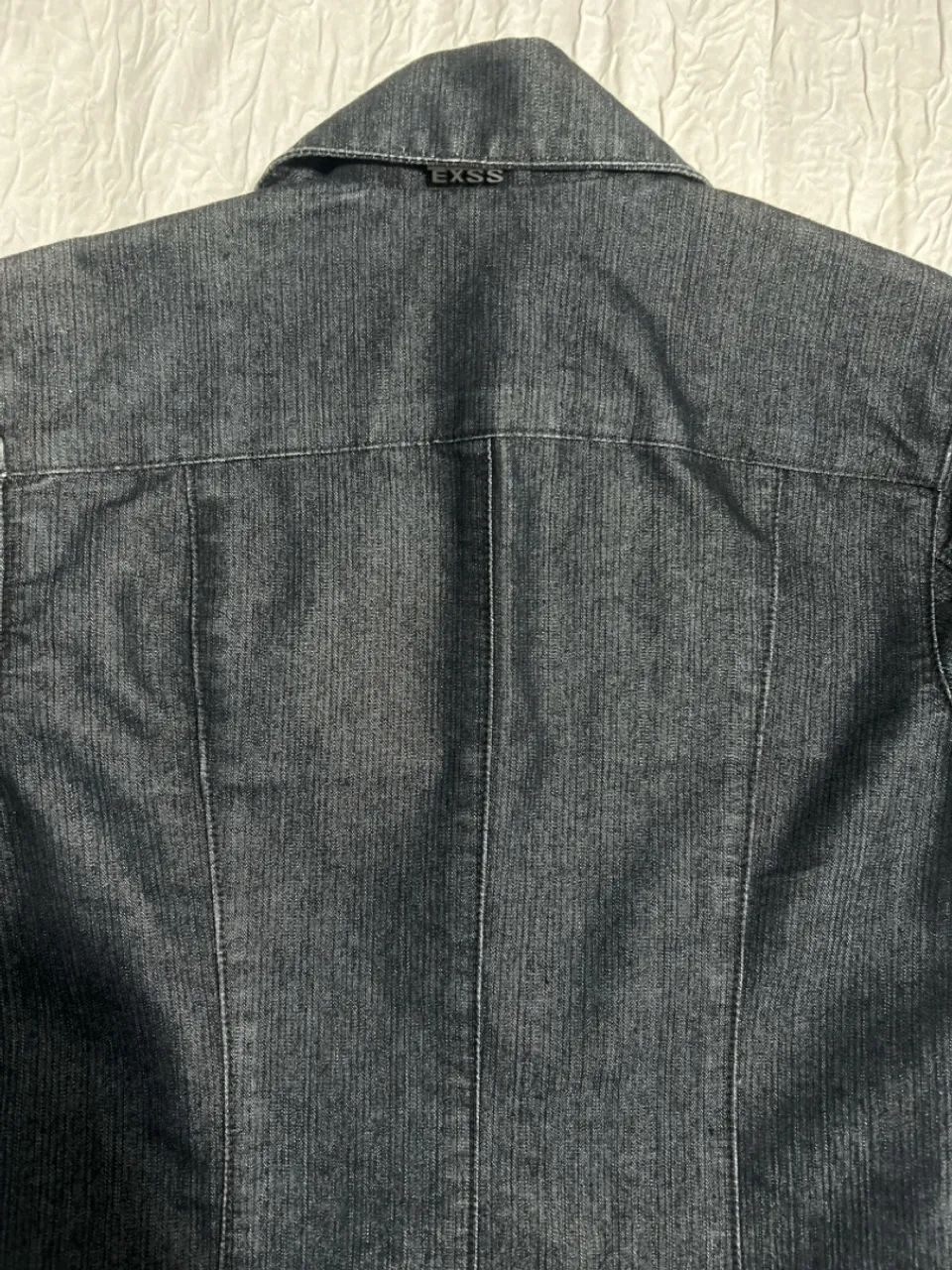 Blazer Jeans Feminino - Foto 4