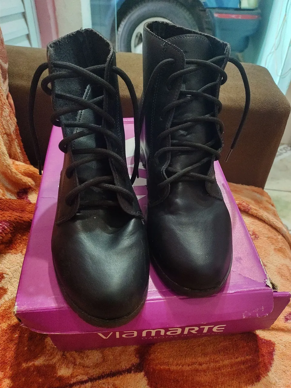 Bota Feminina Viamarte - Preto