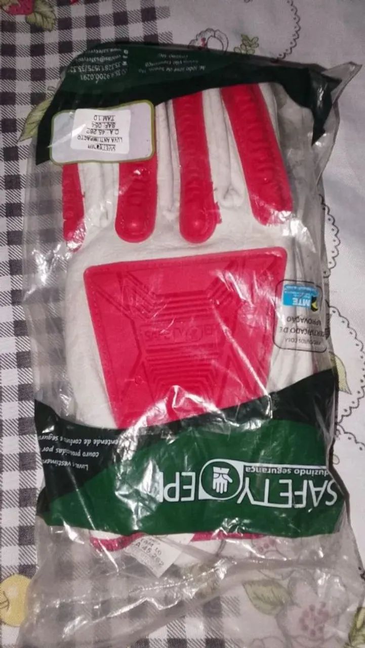Luva Anti Impacto Segurança EPI