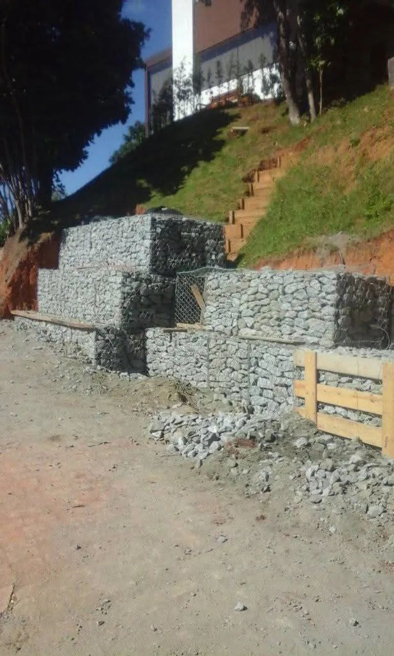 obras de Gabião  - Foto 4