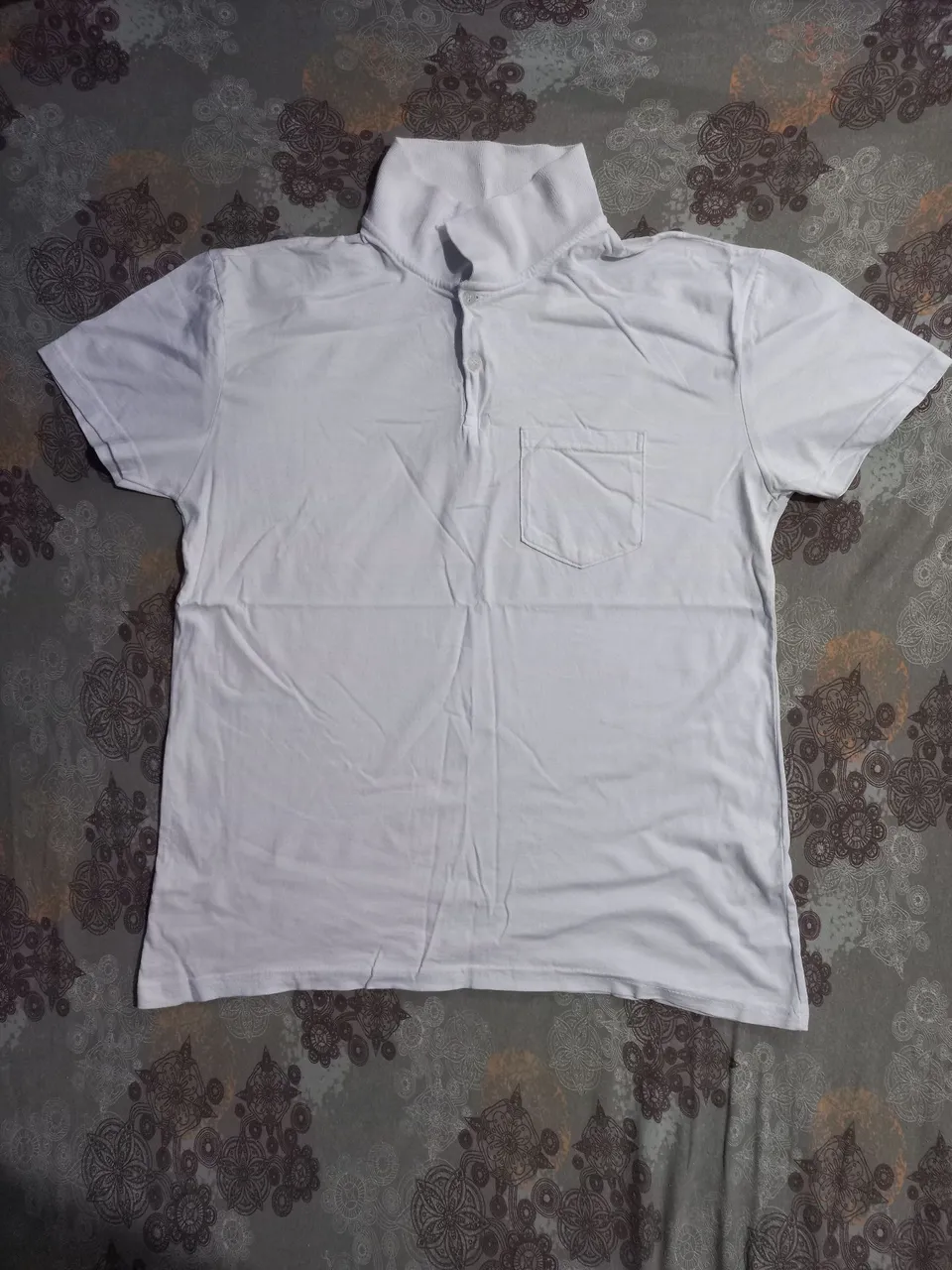 Camisa Polo Branca Masculino