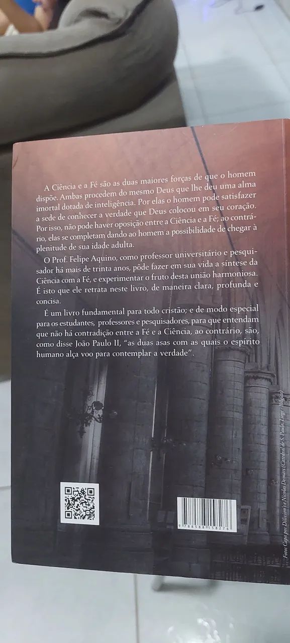 Ciência e fé. Prof. Felipe Aquino - Foto 2