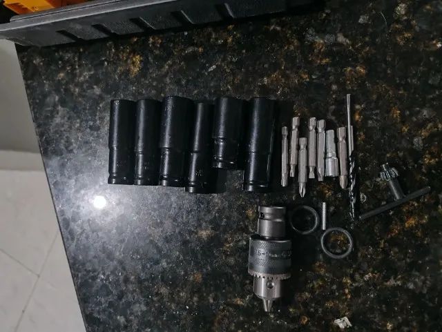 Jogo de ferramentas a bateria nova Esmerilhadeira e parafusadeira 64861554945283124