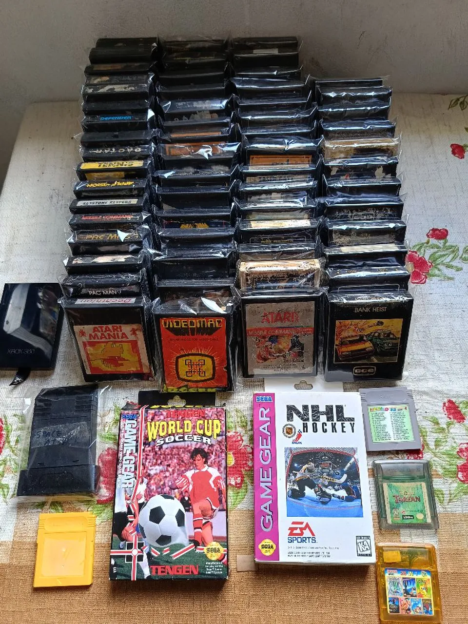 Coleção de Jogos Retrô - Atari, Sega Game Gear, Game Boy