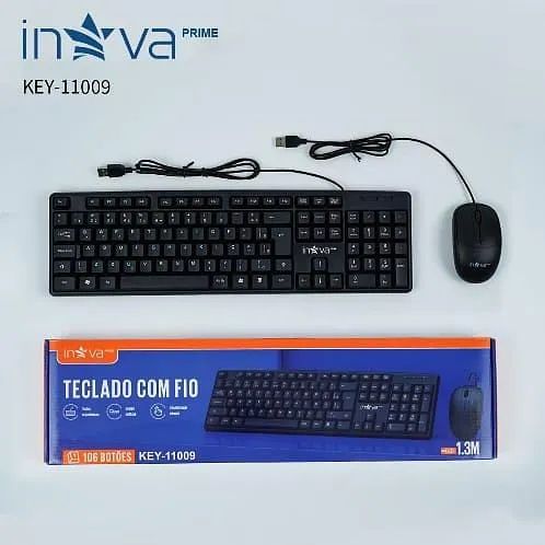 TECLADO INOVA COM FIO - 1,3M - MD-11009