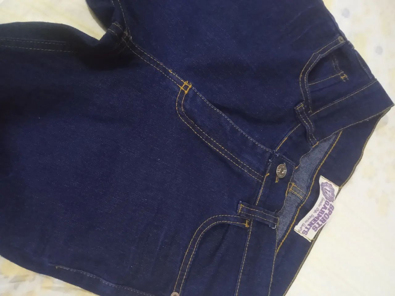 Calça Jeans feminina Azul Escuro - Foto 3