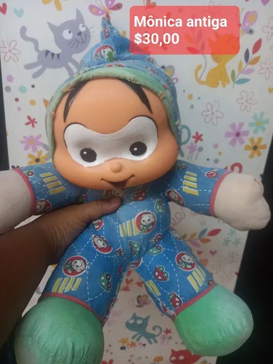 Boneca Mônica antiga 