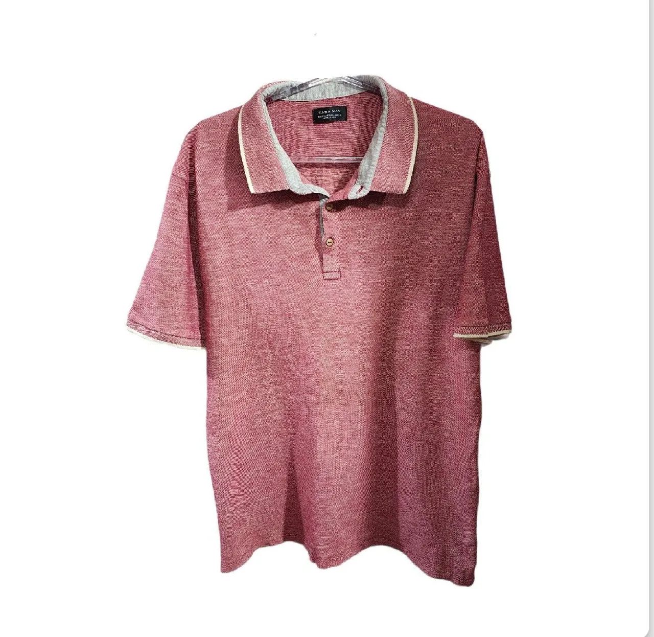 Camisa Polo Masculino Zara  - Foto 3