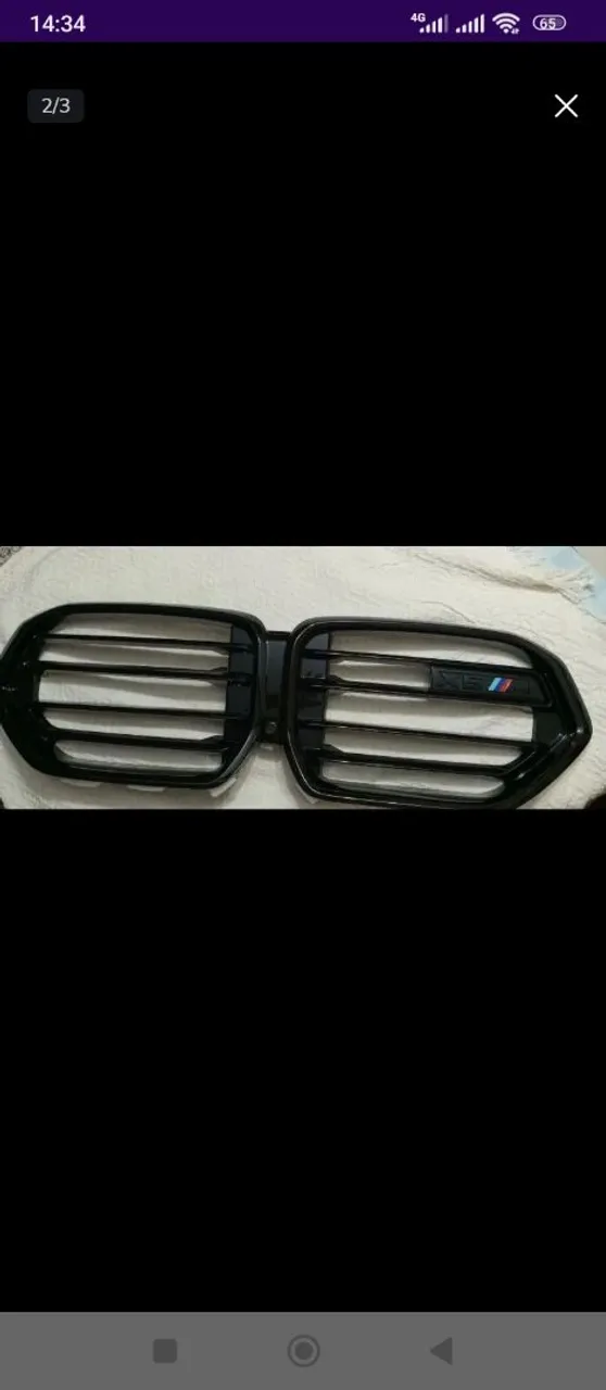 Grade frontal esportiva BMW X6 NOVA