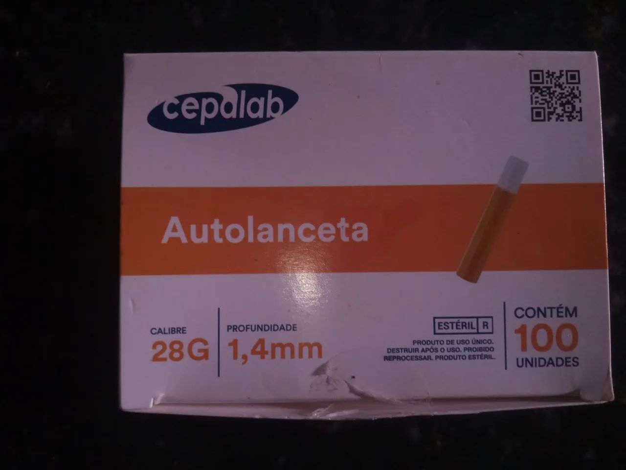 Autolanceta Cepalab 28G 1,4mm - 100 Unidades - Foto 3