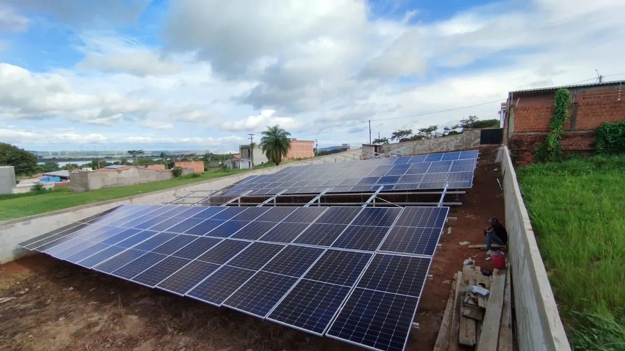 Usina Solar GD1 pronta para usufruto