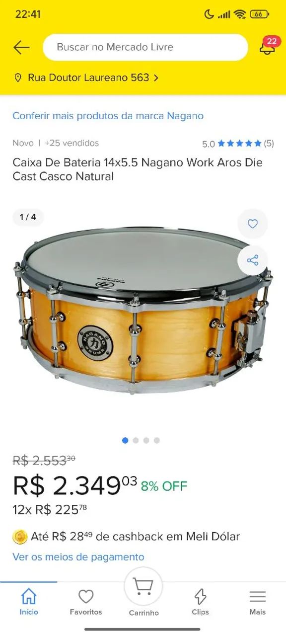 Caixa Nagano Work 14x5,5 " (EXCELENTE OPORTUNIDADE) - Foto 6