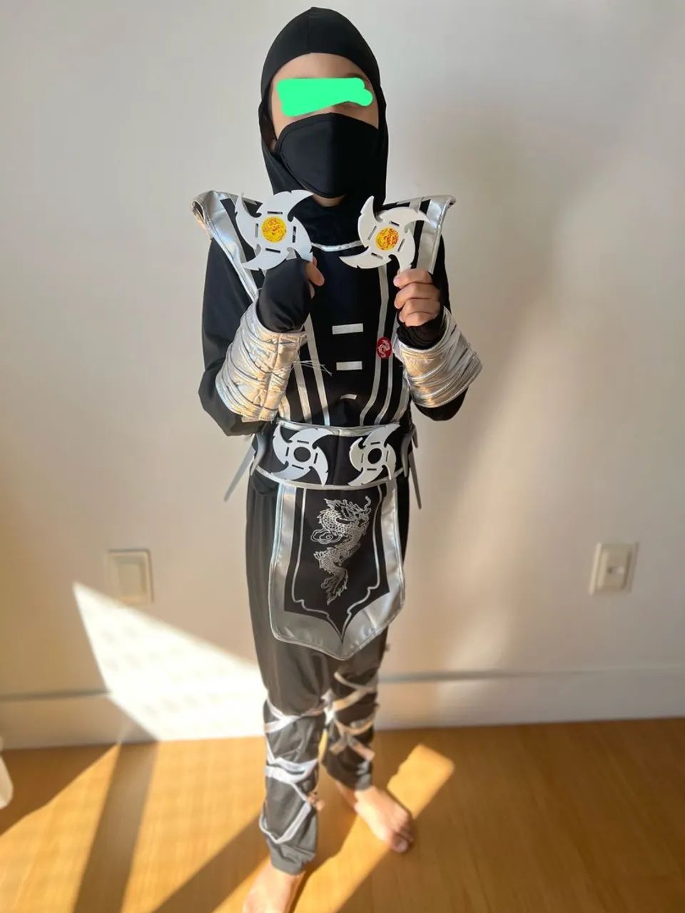 Fantasia Ninja Infantil - Foto 2