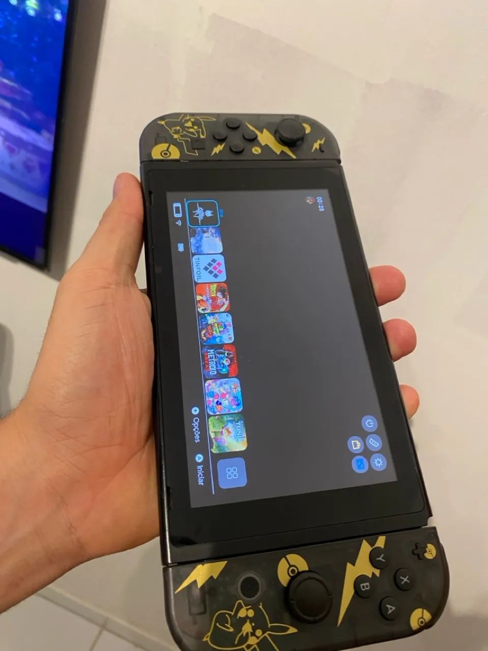 Nintendo Switch V2 Desbloq - Troco por Oled Bloq