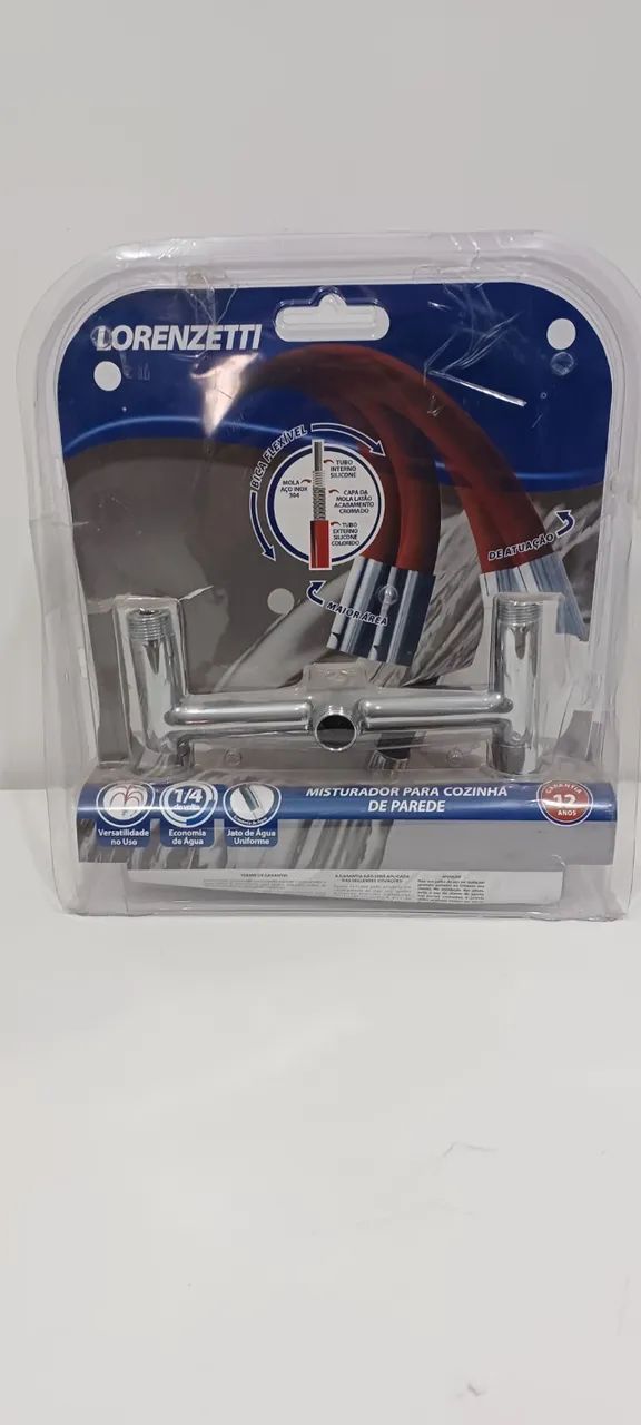 Torneira (misturador) para parede Lorenzetti-novo