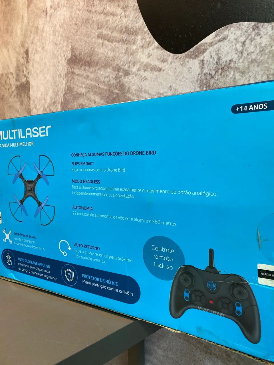 Drone Bird Multilaser ES255.  - Foto 2