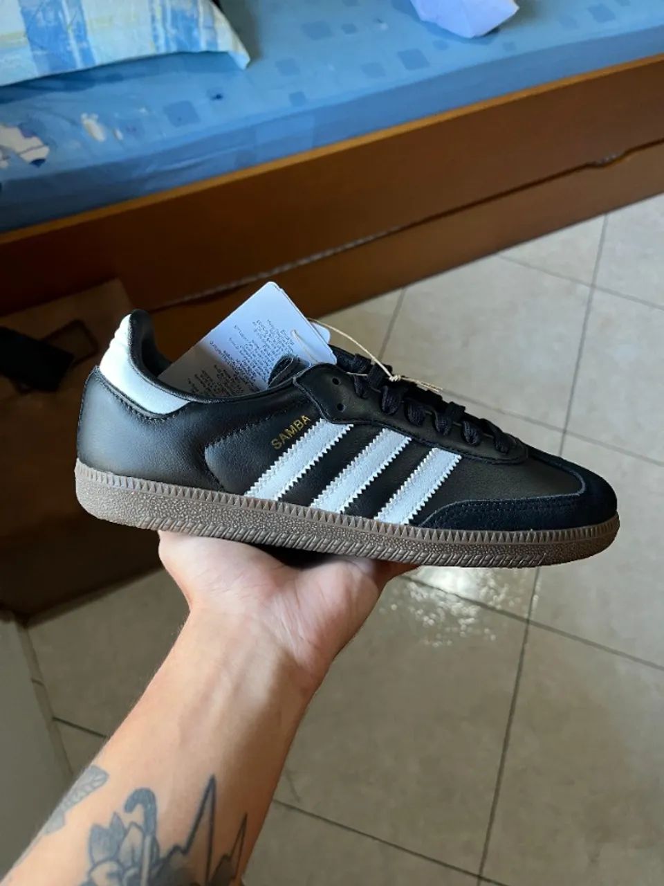 adidas samba unissex preto  37 original - Foto 2