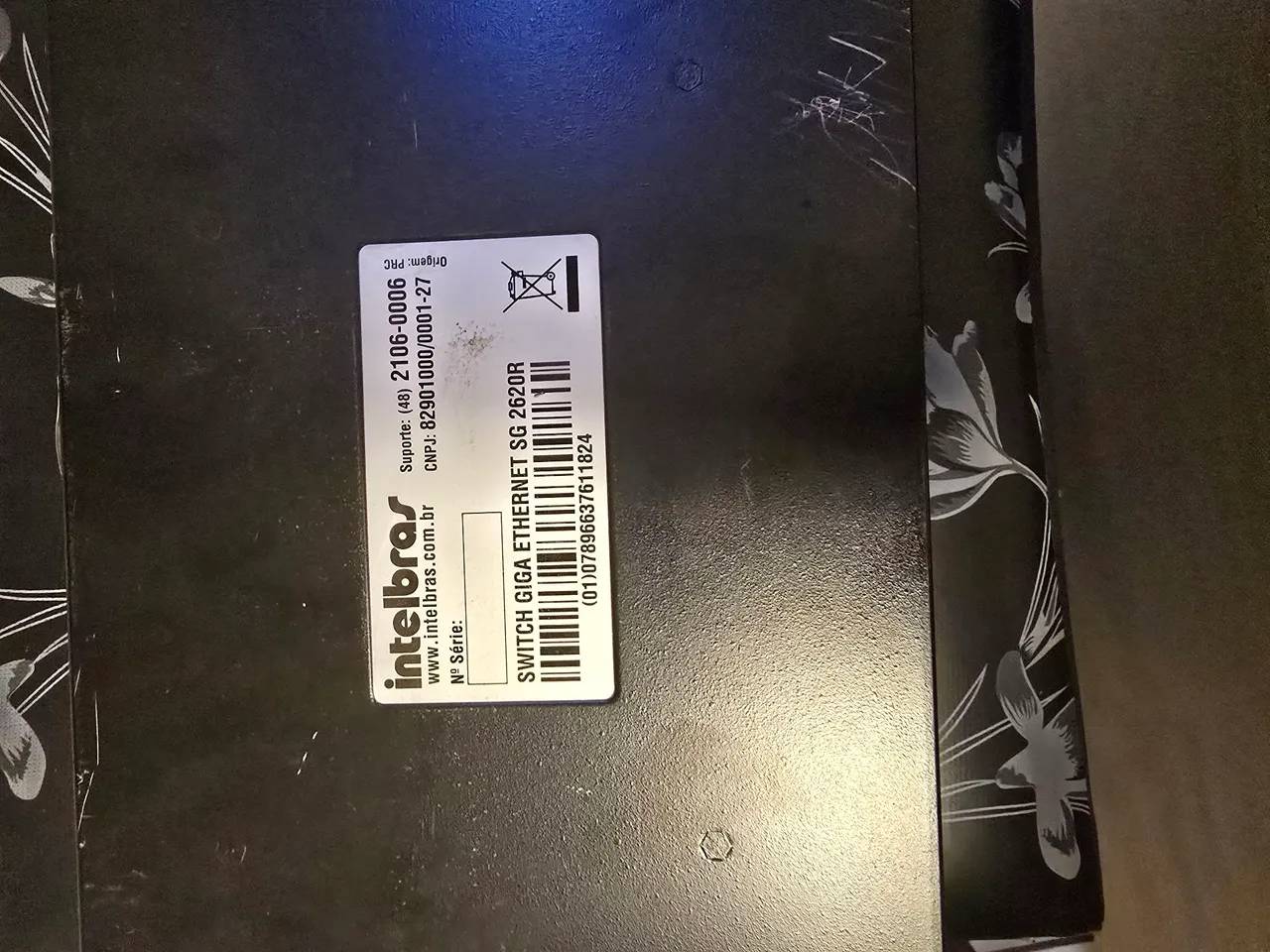 Switch Gigabit Ethernet Intelbras SG 2620R