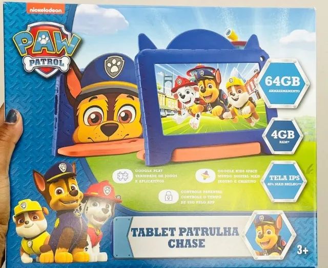 Tablet Nb403 Patrulha Canina 32gb Tela 7'' Multilaser Cor Preto