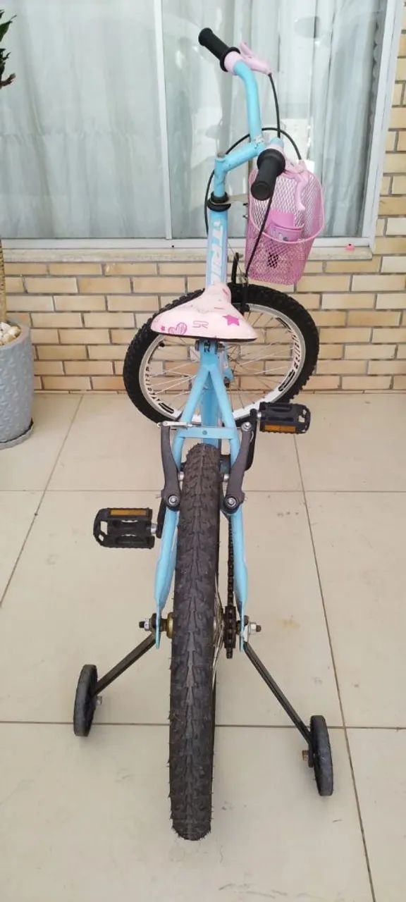 Bicicleta Infantil Azul com Cesta - Foto 2