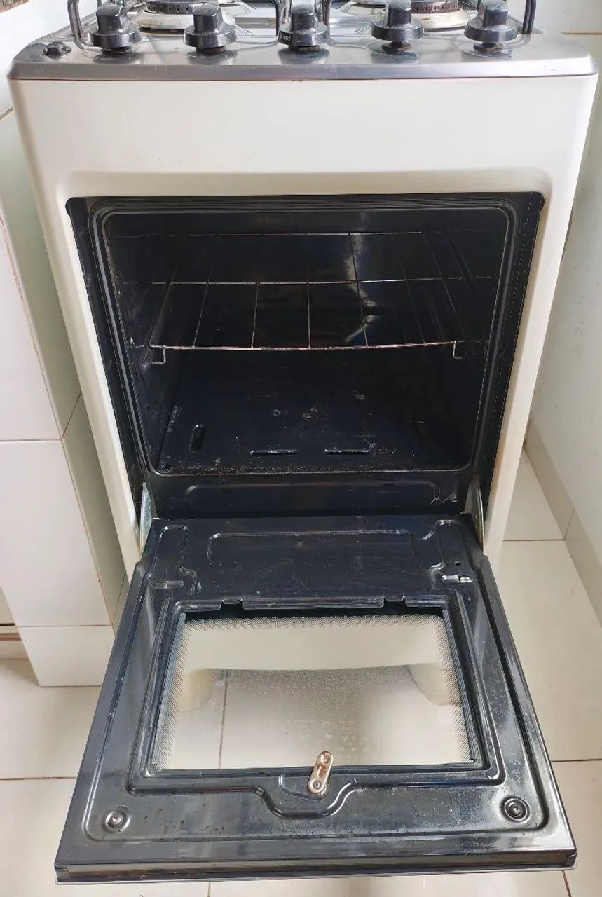 Fogão Electrolux 4 Bocas com Vidro Interno Removível Bivolt - Branco - Foto 5