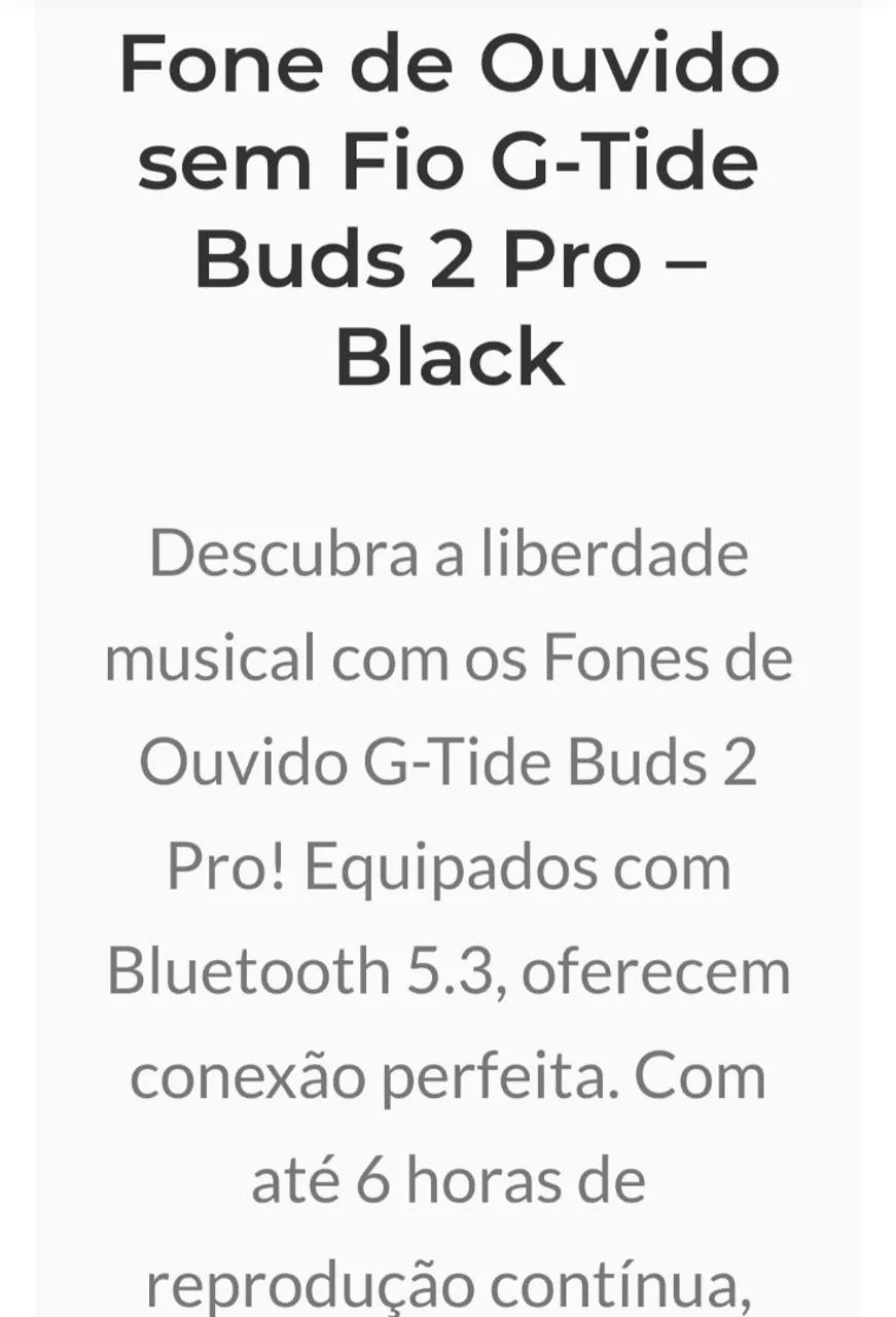 FONE BUDS 2 PRO G-TiDE COM CASE  - Foto 2