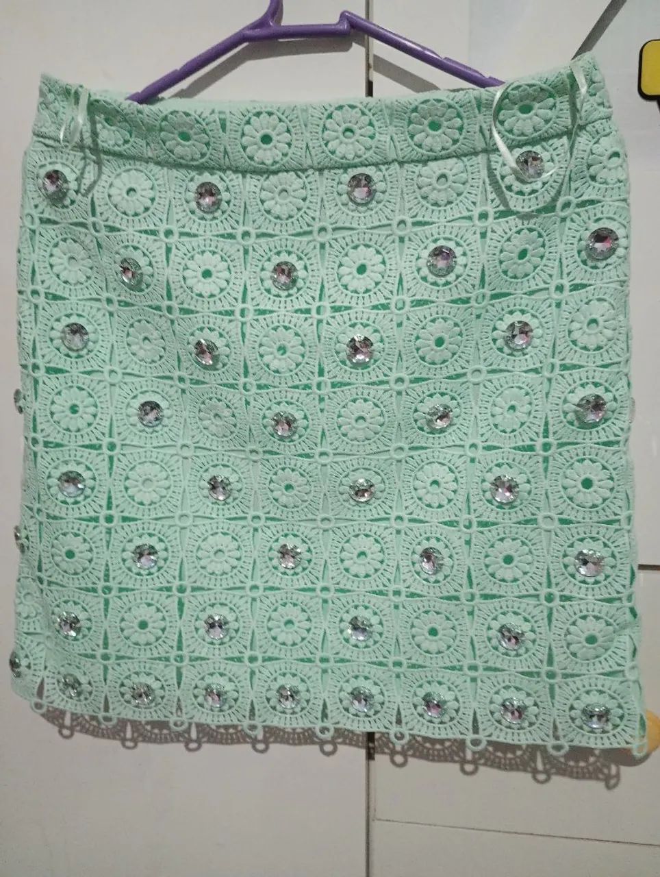 Conjunto renda e pedrarias  - Foto 4