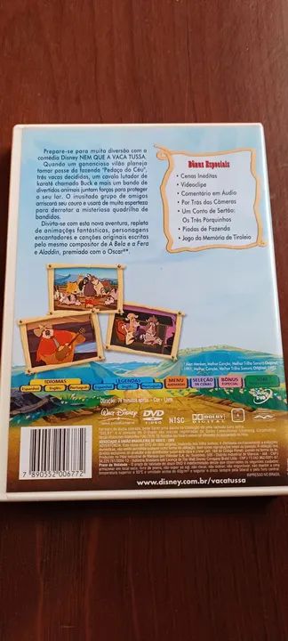 DVD Nem Que a Vaca Tussa - Clássico Disney - Foto 2