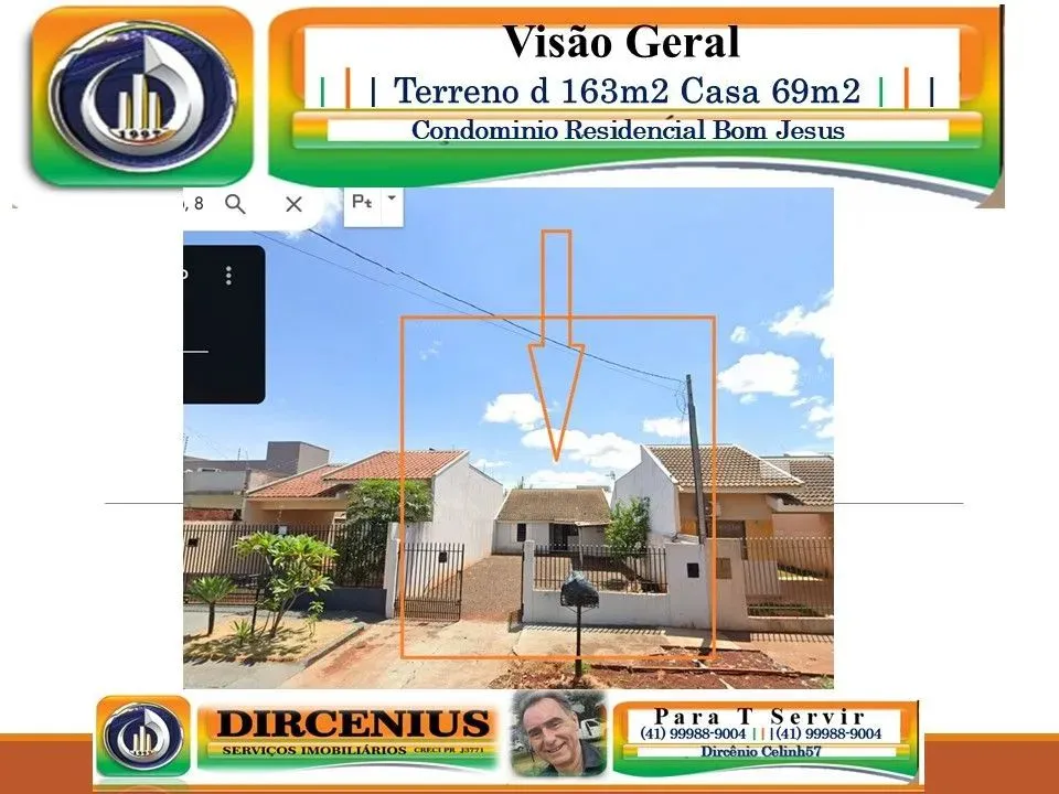 Terreno com casa a averbar Jardim Paulista III Maringa PR
