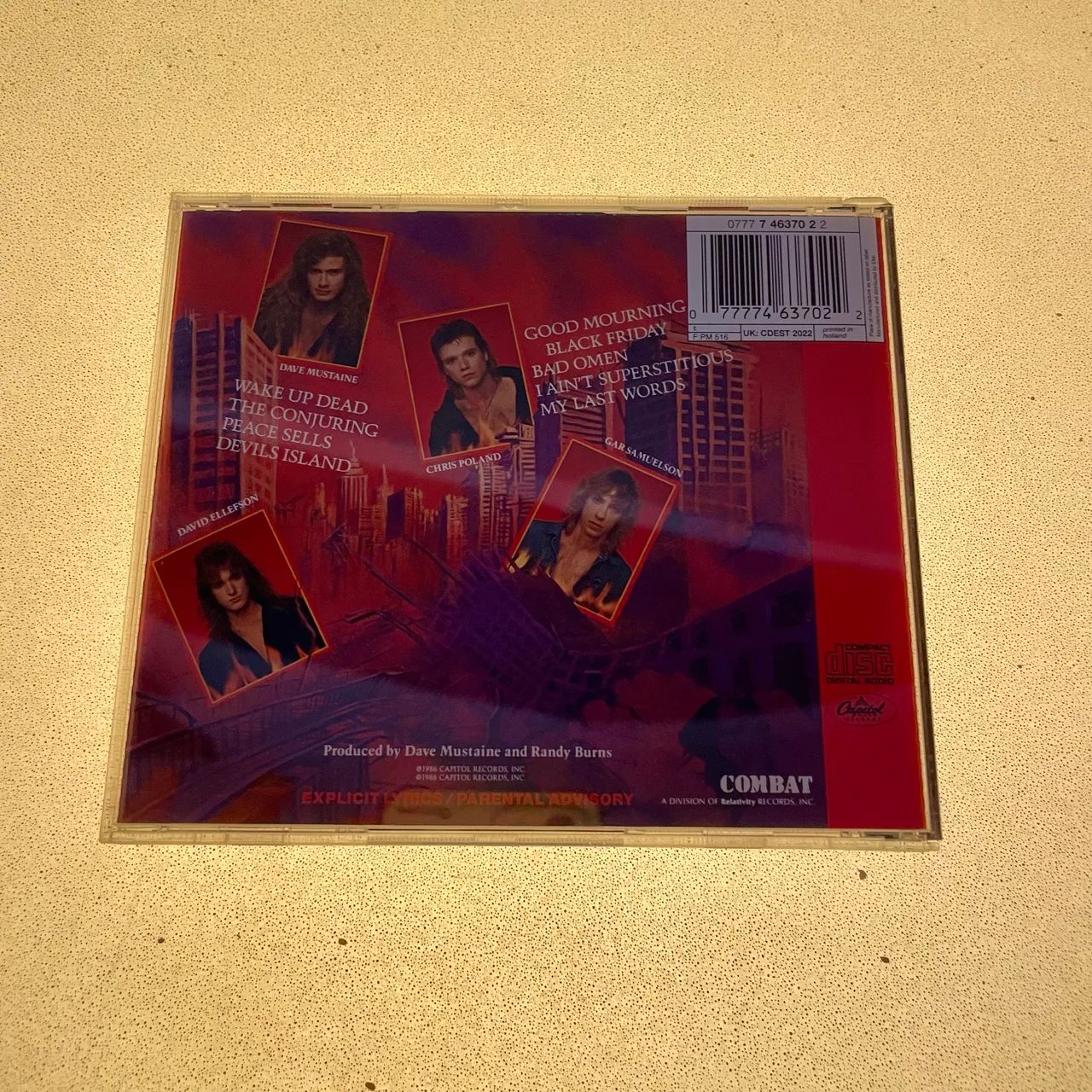 CD Megadeth - Peace Sells? But Who?s Buying? (Importado) - Foto 2