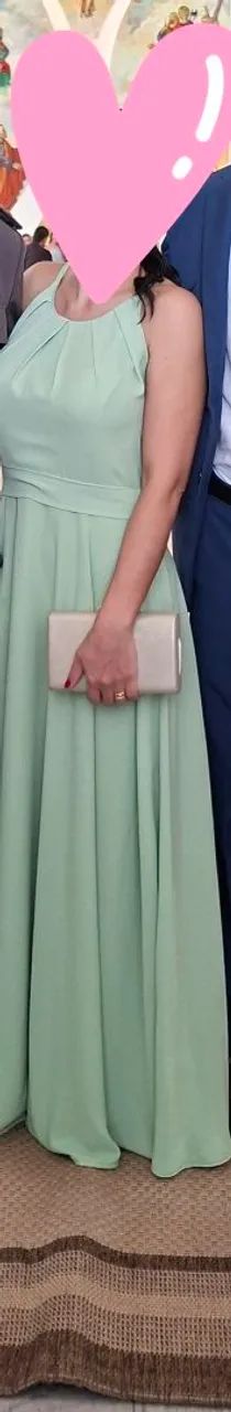 Vestido Longo Verde Claro - Elegância e Conforto - Foto 2