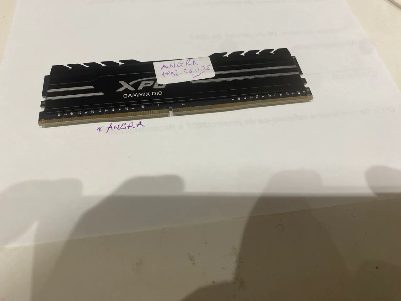 Memória XPG DDR 4 /3000 / 8gb SemiNova - Foto 3