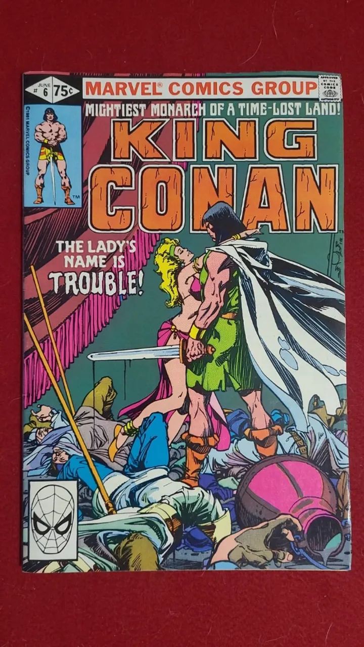 Lote com 5 edições King Conan 6 a 10 (Marvel Comics - 1981) - Foto 2